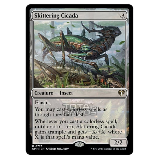 Magic The Gathering - Commander Masters - Skittering Cicada - 0717