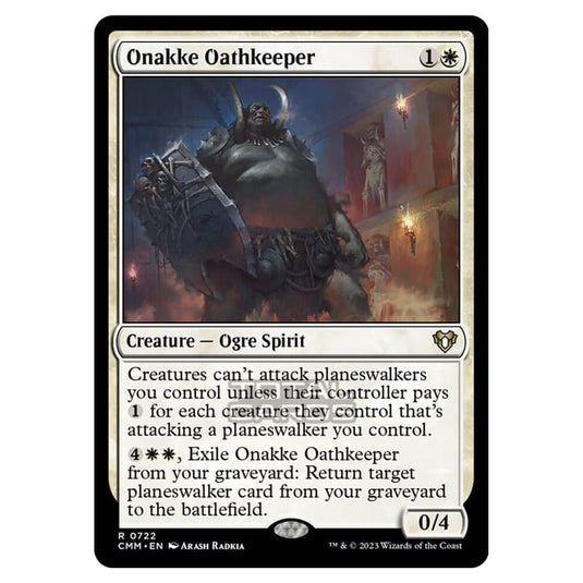 Magic The Gathering - Commander Masters - Onakke Oathkeeper - 0722