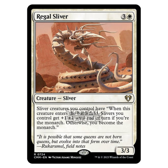 Magic The Gathering - Commander Masters - Regal Sliver - 0724 Magic The Gathering - Commander Masters - Regal Sliver - 0724