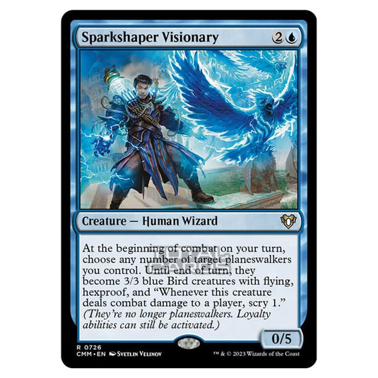 Magic The Gathering - Commander Masters - Sparkshaper Visionary - 0726