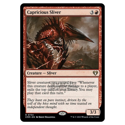 Magic The Gathering - Commander Masters - Capricious Sliver - 0734