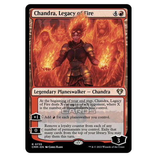 Magic The Gathering - Commander Masters - Chandra, Legacy of Fire - 0735