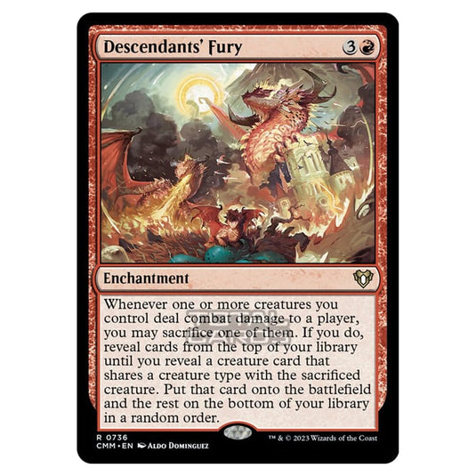 Magic The Gathering - Commander Masters - Descendants' Fury - 0736