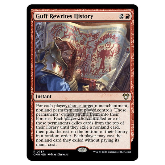 Magic The Gathering - Commander Masters - Guff Rewrites History - 0737