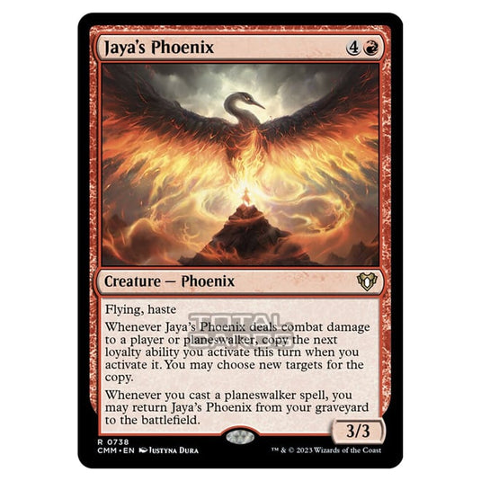 Magic The Gathering - Commander Masters - Jaya's Phoenix - 0738