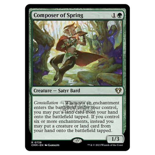 Magic The Gathering - Commander Masters - Composer of Spring - 0739