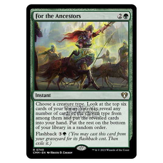 Magic The Gathering - Commander Masters - For the Ancestors - 0740