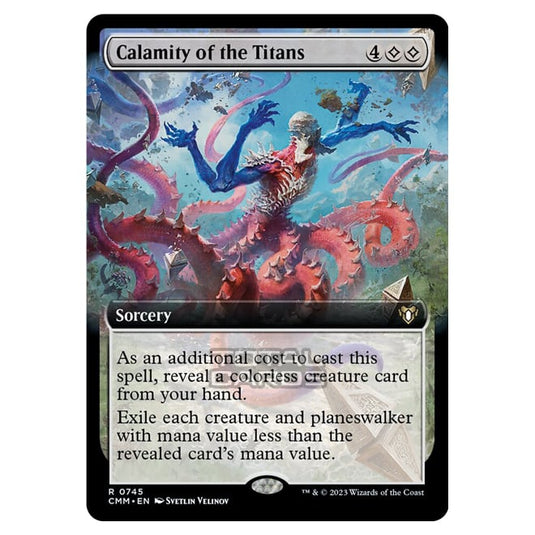 Magic The Gathering - Commander Masters - Calamity of the Titans (Extended Art) - 0745