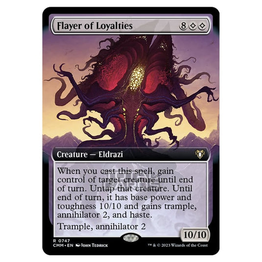 Magic The Gathering - Commander Masters - Flayer of Loyalties (Extended Art) - 0747