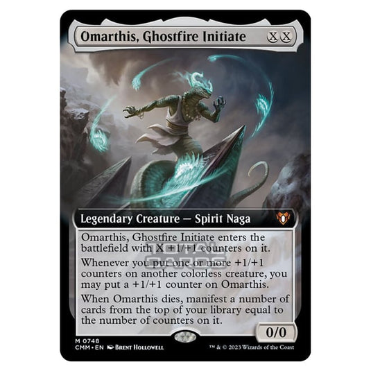 Magic The Gathering - Commander Masters - Omarthis, Ghostfire Initiate (Extended Art) - 0748