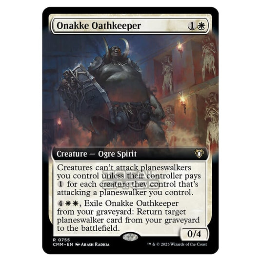 Magic The Gathering - Commander Masters - Onakke Oathkeeper (Extended Art) - 0755