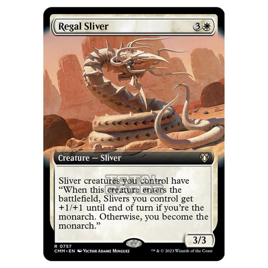 Magic The Gathering - Commander Masters - Regal Sliver (Extended Art) - 0757