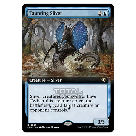 Magic The Gathering - Commander Masters - Taunting Sliver (Extended Art) - 0759