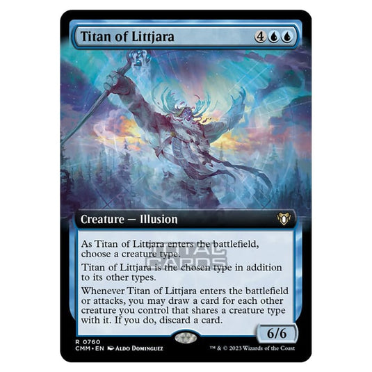 Magic The Gathering - Commander Masters - Titan of Littjara (Extended Art) - 0760