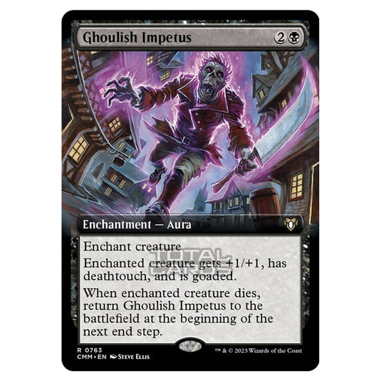 Magic The Gathering - Commander Masters - Ghoulish Impetus (Extended Art) - 0763