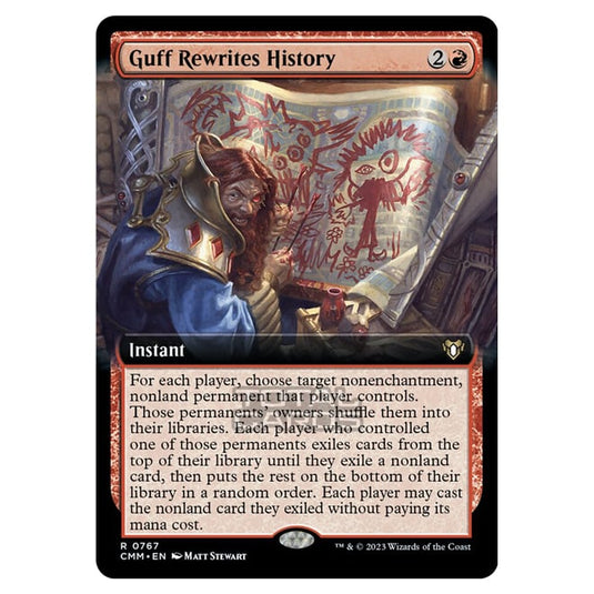 Magic The Gathering - Commander Masters - Guff Rewrites History (Extended Art) - 0767