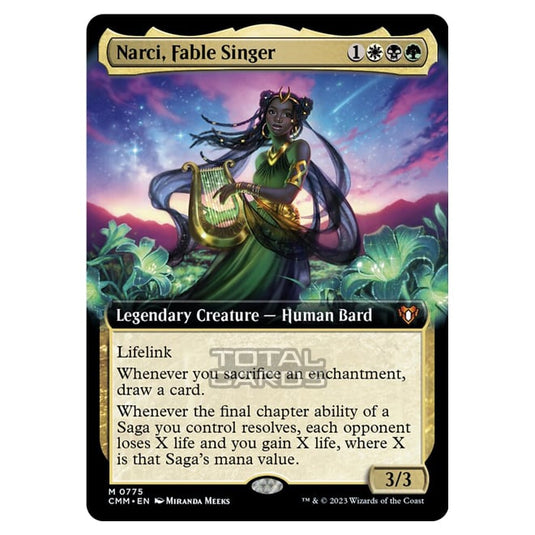 Magic The Gathering - Commander Masters - Narci, Fable Singer (Extended Art) - 0775