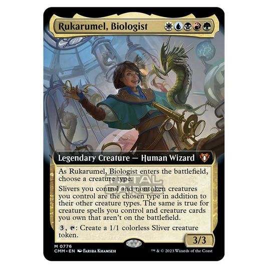 Magic The Gathering - Commander Masters - Rukarumel, Biologist (Extended Art) - 0776