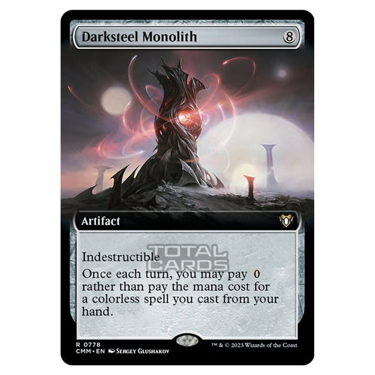 Magic The Gathering - Commander Masters - Darksteel Monolith (Extended Art) - 0778