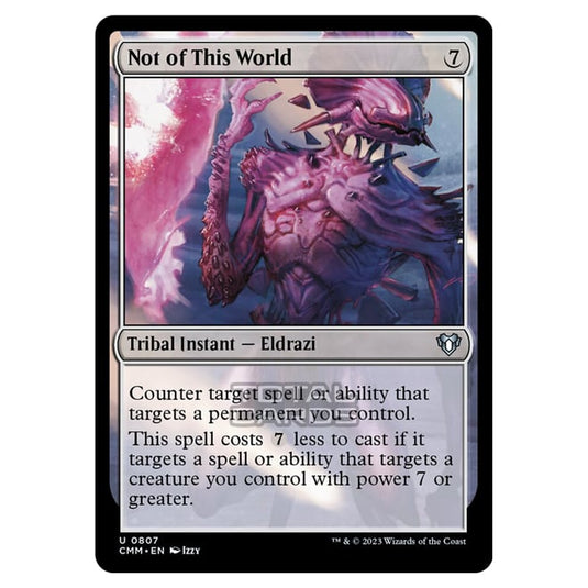 Magic The Gathering - Commander Masters - Not of This World - 0807