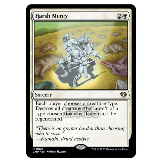 Magic The Gathering - Commander Masters - Harsh Mercy - 0825