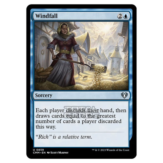 Magic The Gathering - Commander Masters - Windfall - 0859