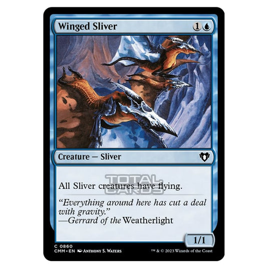 Magic The Gathering - Commander Masters - Winged Sliver - 0860