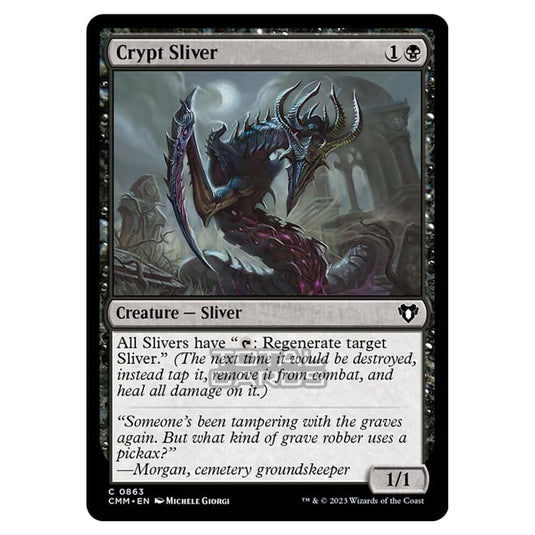 Magic The Gathering - Commander Masters - Crypt Sliver - 0863