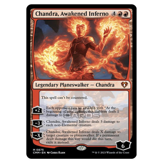 Magic The Gathering - Commander Masters - Chandra, Awakened Inferno - 0875