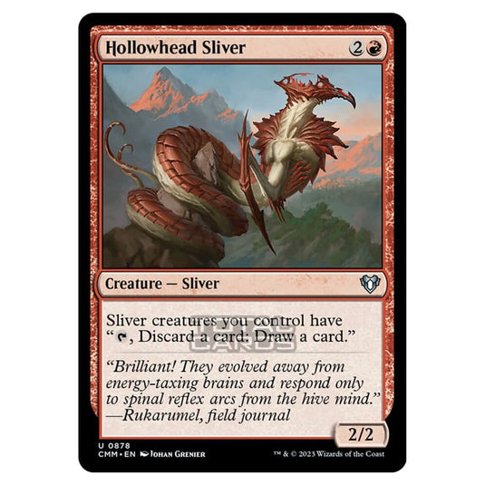 Magic The Gathering - Commander Masters - Hollowhead Sliver - 0878