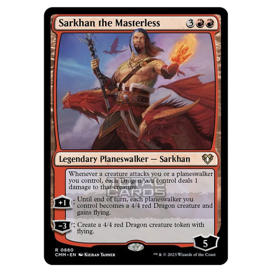 Magic The Gathering - Commander Masters - Sarkhan the Masterless - 0880