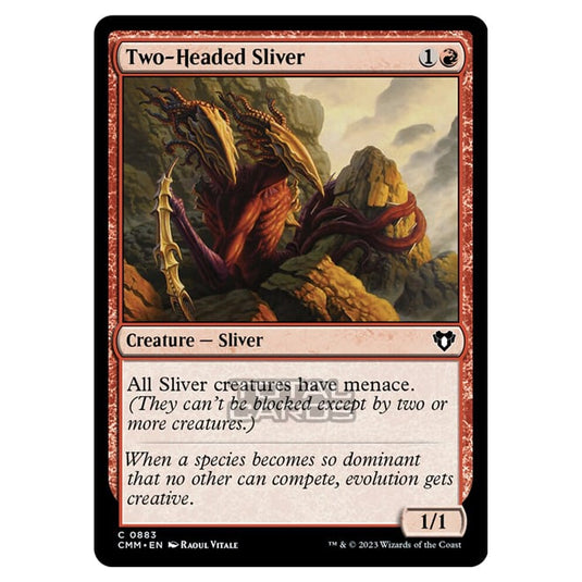 Magic The Gathering - Commander Masters - Two-Headed Sliver - 0883