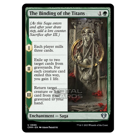 Magic The Gathering - Commander Masters - The Binding of the Titans - 0886