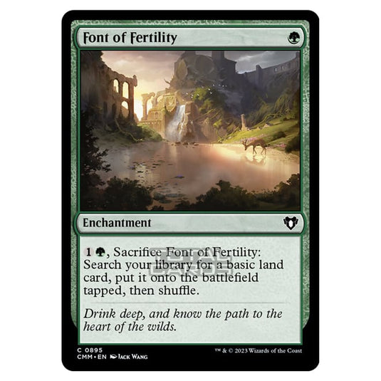 Magic The Gathering - Commander Masters - Font of Fertility - 0895