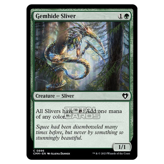 Magic The Gathering - Commander Masters - Gemhide Sliver - 0896