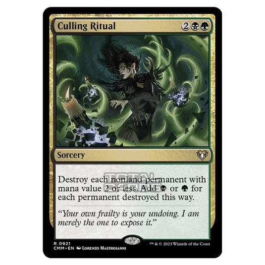 Magic The Gathering - Commander Masters - Culling Ritual - 0921