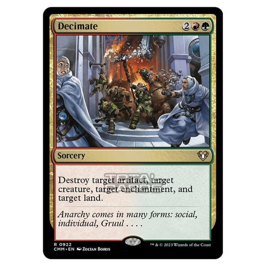 Magic The Gathering - Commander Masters - Decimate - 0922