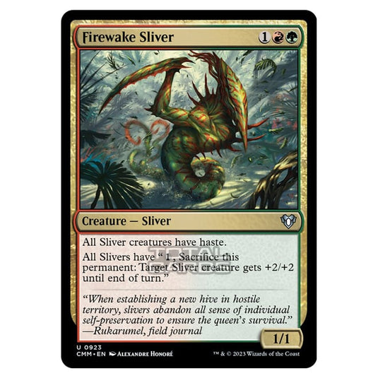 Magic The Gathering - Commander Masters - Firewake Sliver - 0923