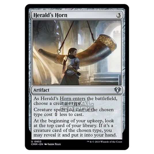 Magic The Gathering - Commander Masters - Herald's Horn - 0953