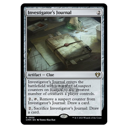 Magic The Gathering - Commander Masters - Investigator's Journal - 0956