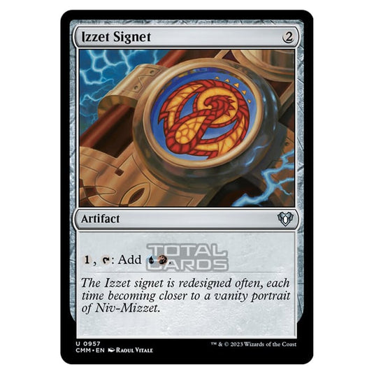 Magic The Gathering - Commander Masters - Izzet Signet - 0957