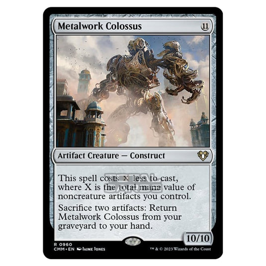 Magic The Gathering - Commander Masters - Metalwork Colossus - 0960