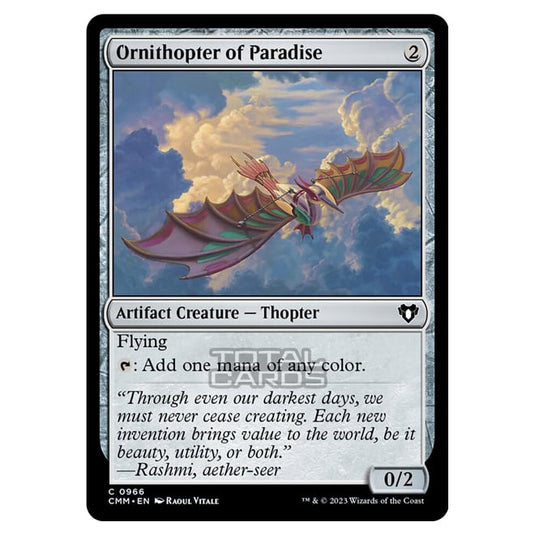 Magic The Gathering - Commander Masters - Ornithopter of Paradise - 0966