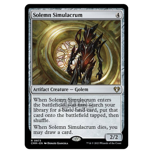 Magic The Gathering - Commander Masters - Solemn Simulacrum - 0973