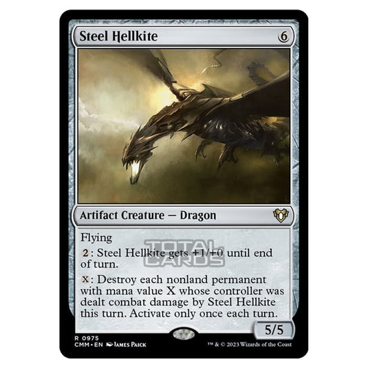 Magic The Gathering - Commander Masters - Steel Hellkite - 0975