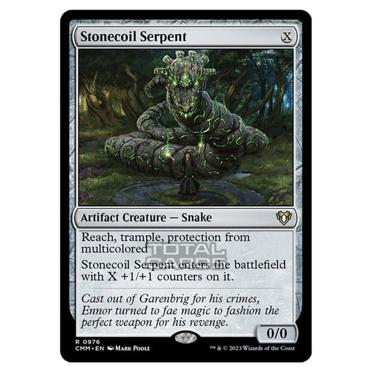 Magic The Gathering - Commander Masters - Stonecoil Serpent - 0976