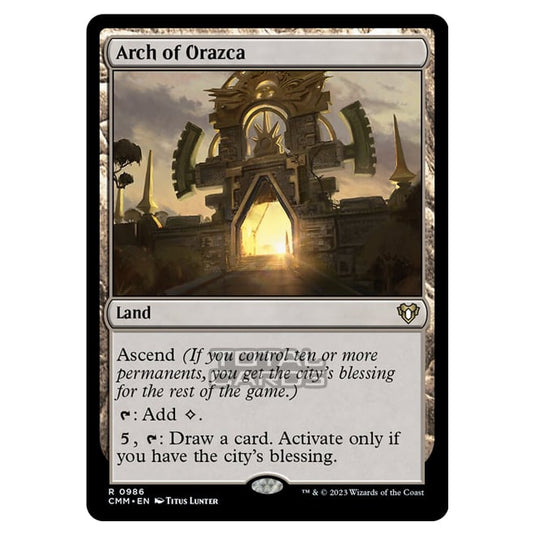 Magic The Gathering - Commander Masters - Arch of Orazca - 0986