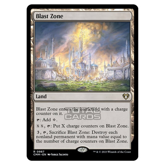 Magic The Gathering - Commander Masters - Blast Zone - 0987