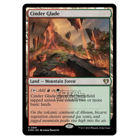 Magic The Gathering - Commander Masters - Cinder Glade - 0991