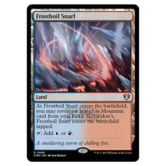 Magic The Gathering - Commander Masters - Frostboil Snarl - 0998